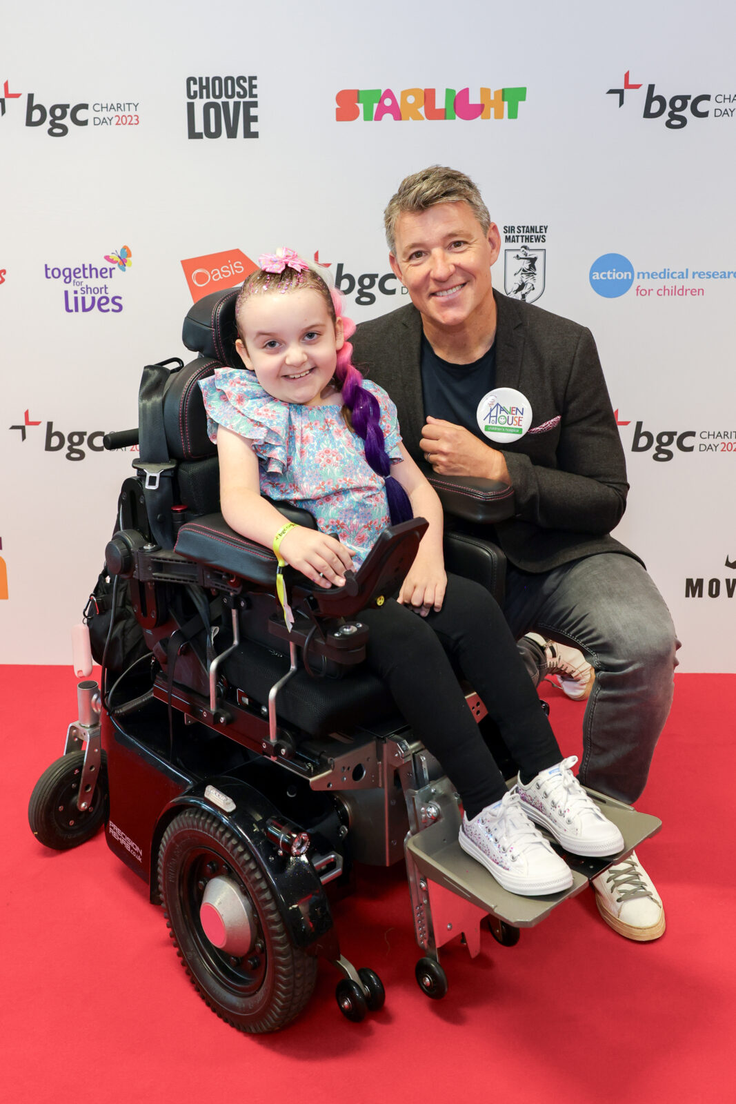 LONDON, ENGLAND - SEPTEMBER 11: Ben Shephard (R) and guest attend the BGC Group Charity Day on behalf of Haven House Children's Hospice, raising millions for good causes in memory of BGC's colleagues lost on 9/11, on September 11, 2023 in London, England. Pic Credit: Dave Benett