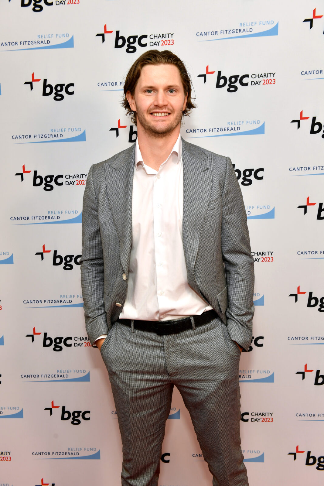 NEW YORK, NEW YORK - SEPTEMBER 11: Jacob Trouba attends the annual Charity Day hosted by BGC Group and The Cantor Fitzgerald Relief Fund on September 11, 2023 in New York City. (Photo by Noam Galai/Getty Images for The Cantor Fitzgerald Relief Fund)